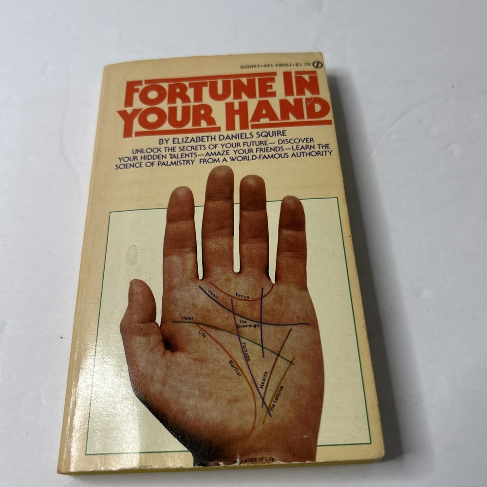 Fortune in Your Hand Elizabeth Daniels Squire 1968 PB Hand-Reading